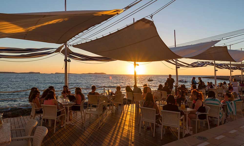 terrazas Ibiza playa  